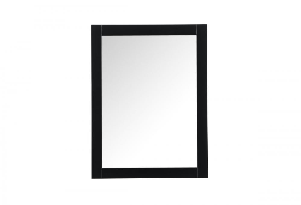 Aqua Vanity Mirror 27x36 Inch in Black