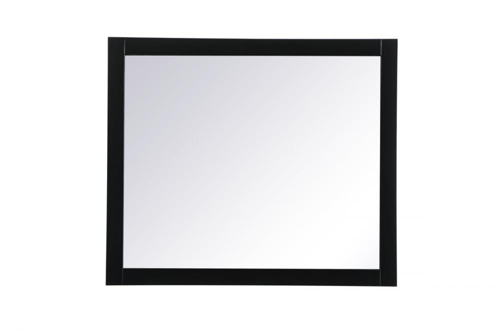 Aqua Vanity Mirror 42x36 Inch in Black