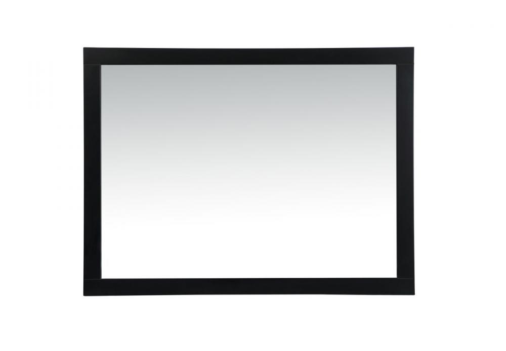 Aqua Vanity Mirror 48x36 Inch in Black