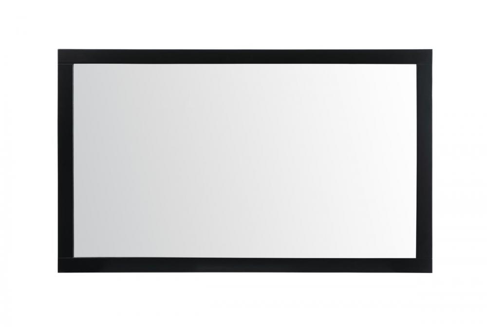 Aqua Vanity Mirror 60x36 Inch in Black