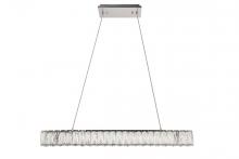 Elegant 3503D31C - Monroe Integrated LED Chip Light Chrome Chandelier Clear Royal Cut Crystal