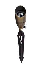 Elegant C030L - Outdoor Cast Brass Spot Light 3"wx8.5"h