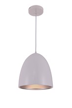 Elegant LDPD2037 - Circa Collection Pendant D9.5in H10.5in Lt:1 white Finish