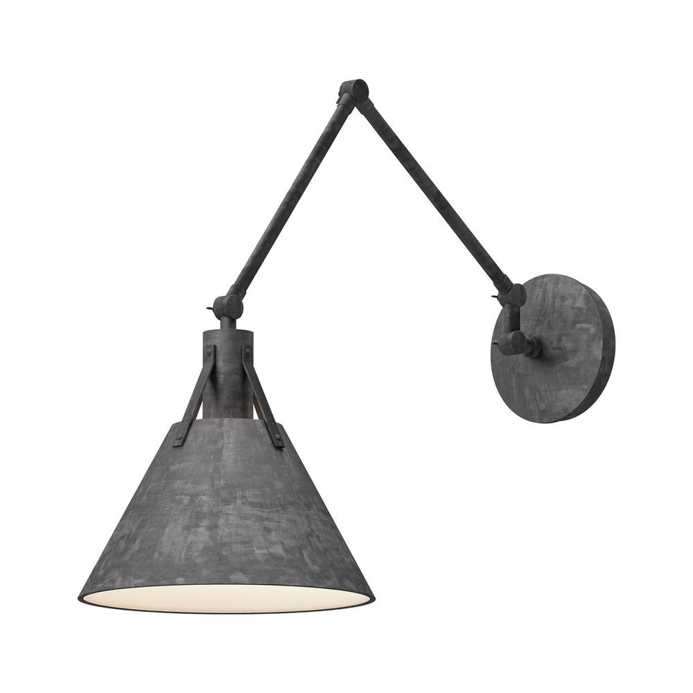 Archer 10-in Steel Shade 1 Light Wall/Vanity