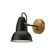 Alora Lighting WV576607MBAG - Felix 7-in Aged Gold/Matte Black 1 Light Wall/Vanity