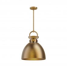 Alora Lighting PD411314AG - Waldo 14-in Aged Gold 1 Light Pendant