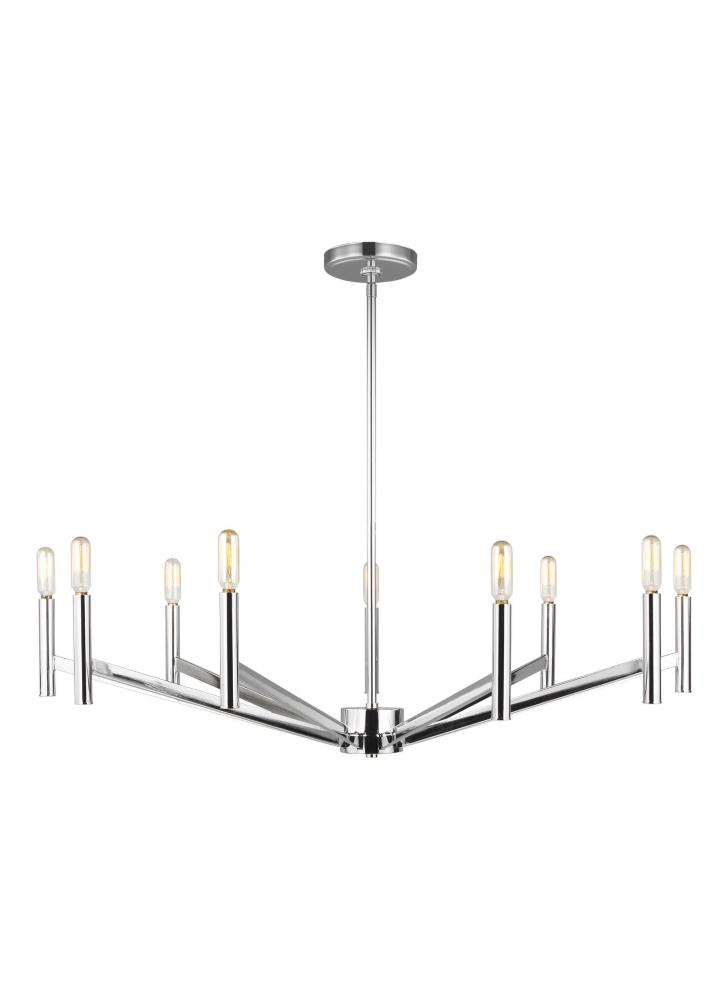 Vector Nine Light Chandelier