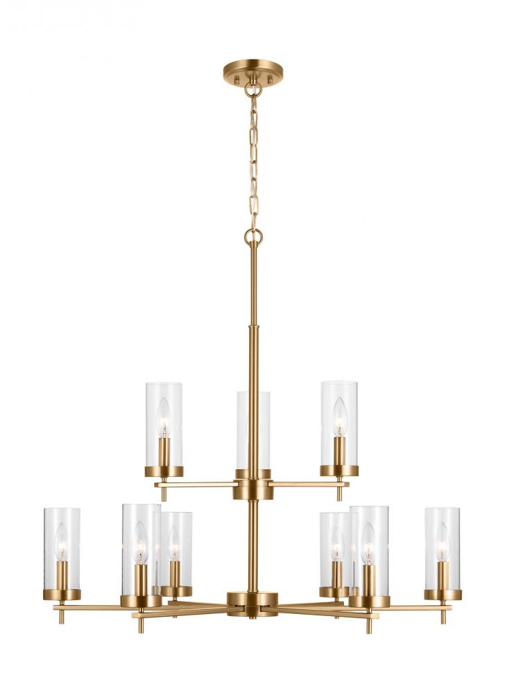 Zire Nine Light Chandelier