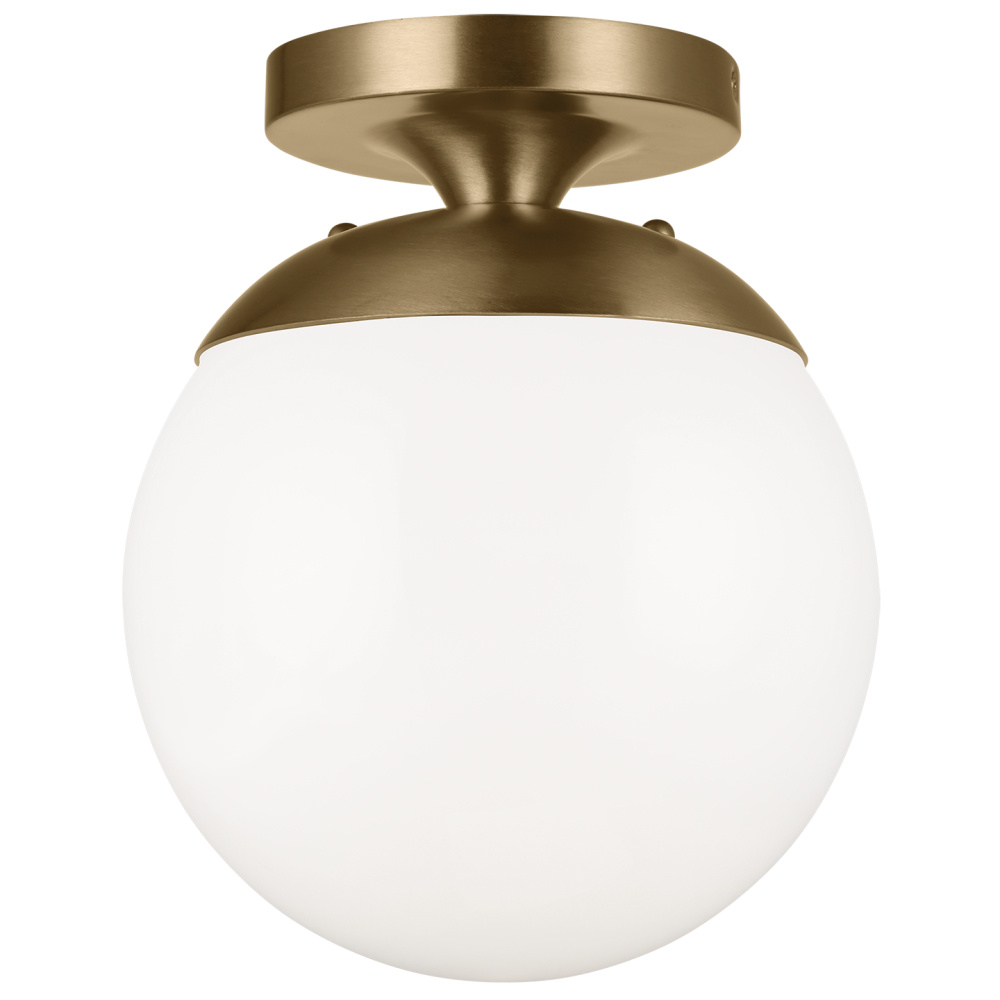 Leo - Hanging Globe One Light Wall / Ceiling Semi-Flush Mount