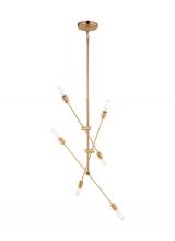 Visual Comfort & Co. Studio Collection 3200506-848 - Axis Six Light Large Chandelier