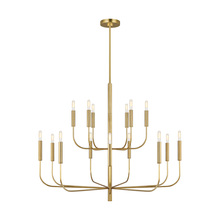 Visual Comfort & Co. Studio Collection EC10015BBS - Large Two-Tier Chandelier