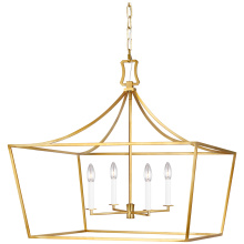 Visual Comfort & Co. Studio Collection CC1044BBS - Southold Wide Lantern