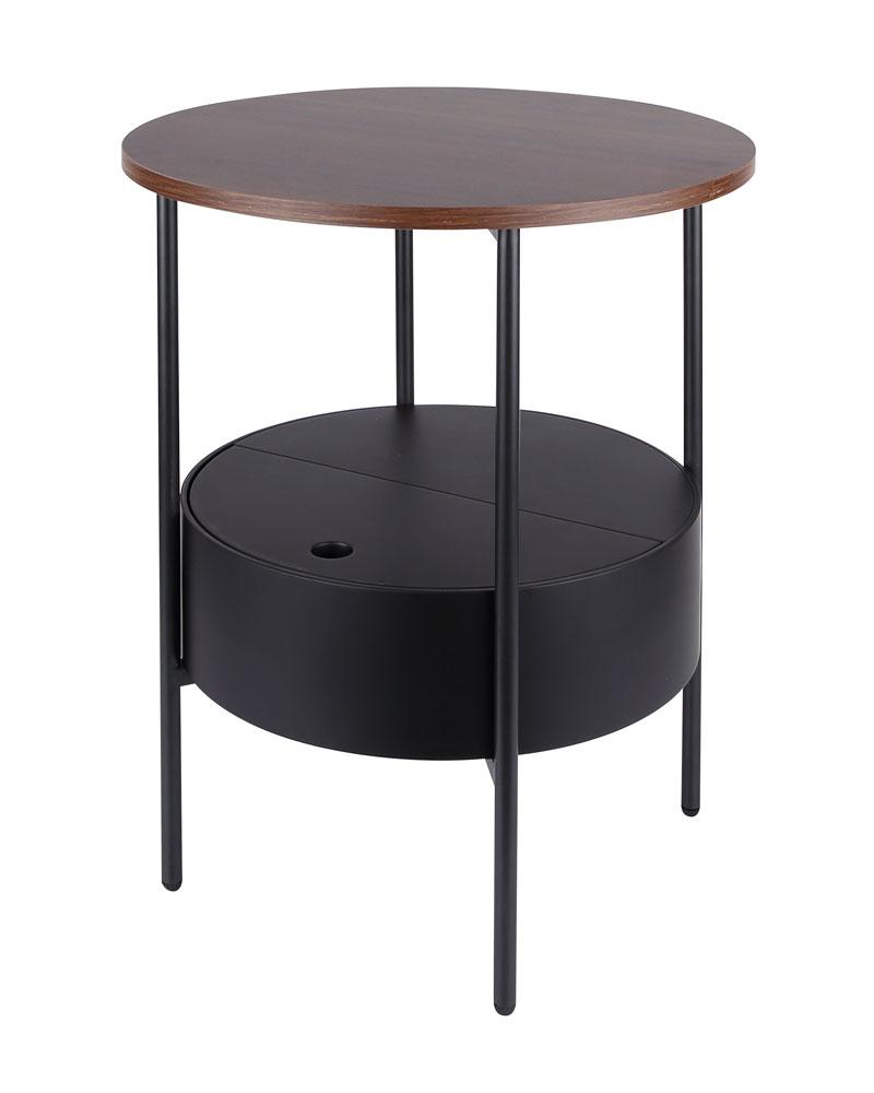 Furniture, Hutton, 203494-04TZ, Round Side Table, 18.875&#34; W x 21.625&#34; H x 18.875