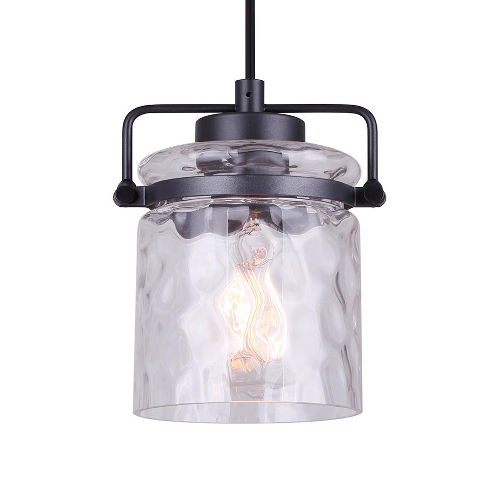 ARDEN, 1 Lt Cord Pendant, Watermark Glass, 100W Type A, 5.5&#34; W x 10 - 58&#34; H