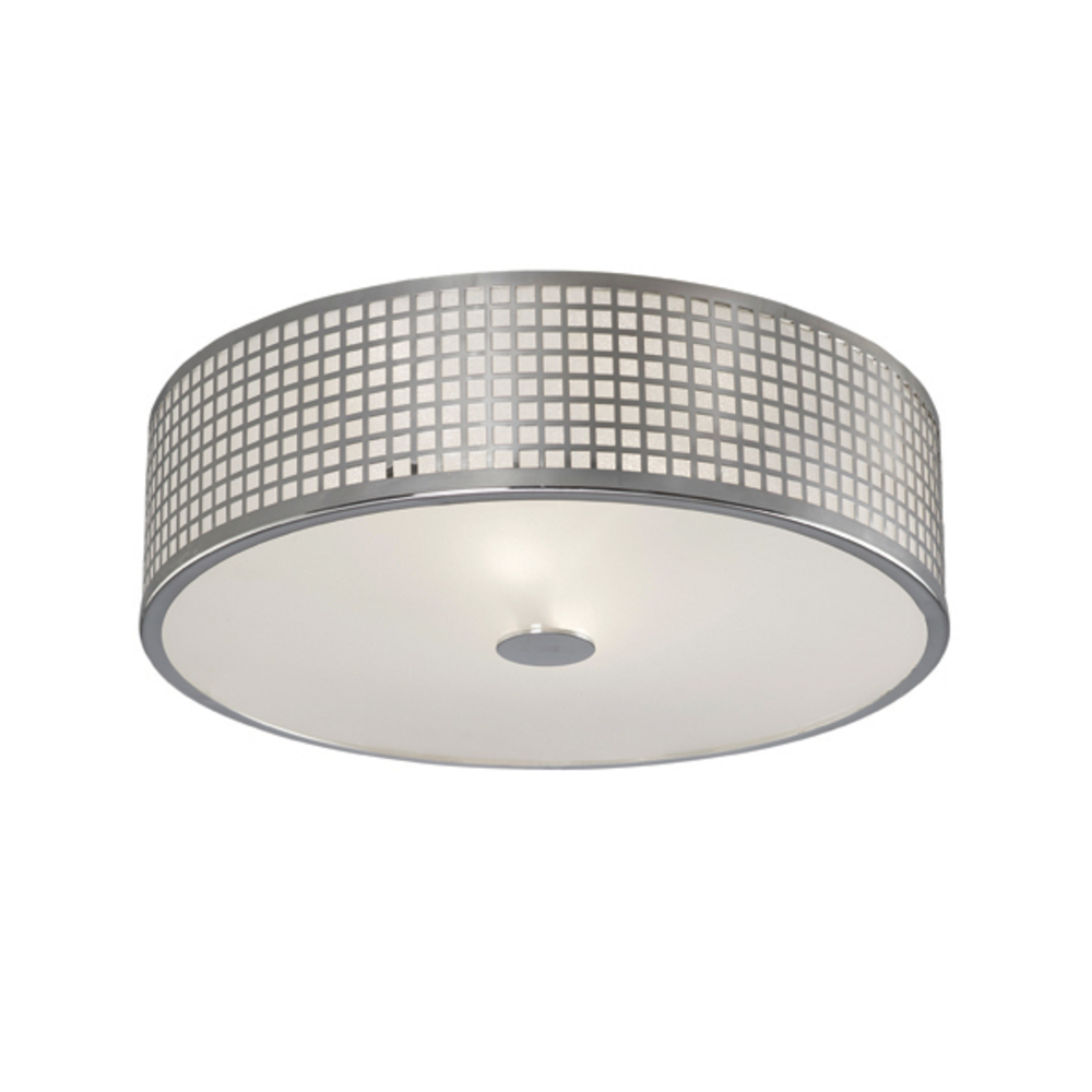 Annie, 2 Lt Flush Mount, Glass Diffuser, 60W Type A, 15&#34; x 6&#34;