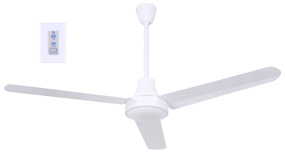 48&#34; White High-Performance DC Industrial Fan