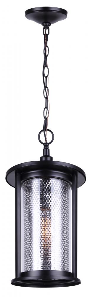 JULEE Matte Black Outdoor Pendant