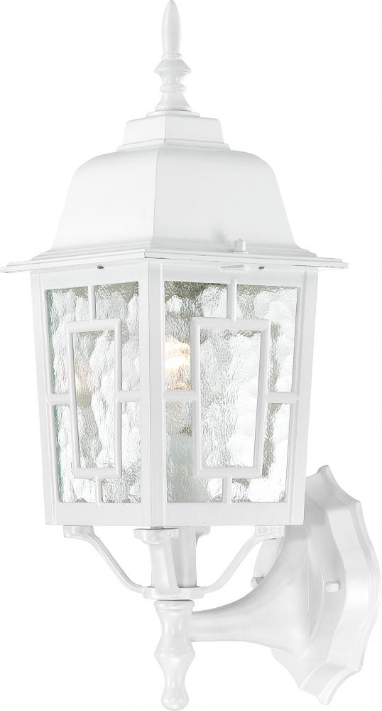 Banyan - 1 Light - 17&#34; Outdoor Wall with Clear Water Glass; Color retail packaging