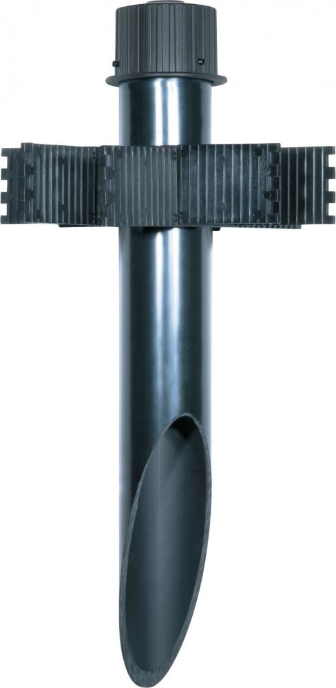 2&#34; Diameter Mounting Post- PVC- Dark Gray Finish