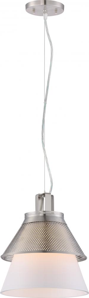 Kyto - LED 10&#34; Pendant with White Opal Glass