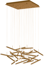 Page One Lighting PP020236-BC - Seesaw Rectangular Chandelier