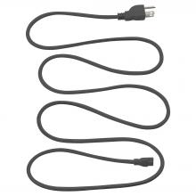 Quorum 9-72-15 - LED Ucl 72" Power Cord - BK