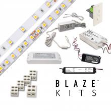 Diode Led DI-KIT-24V-BC1OM30-4200 - Blaze 100 LED Tape Light, 24V, 4200K, 16.4 ft. Spool with UL Listed Omnidrive