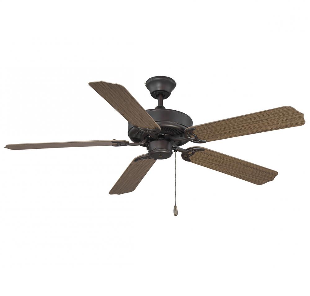 52&#34; Outdoor Ceiling Fan in Oil Rubbed Bronze