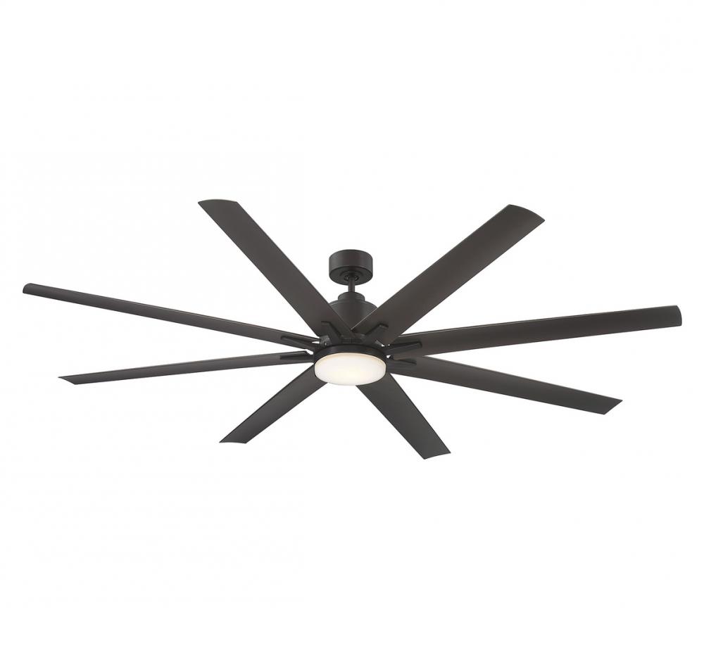 72&#34; LED Outdoor Ceiling Fan in Oil Rubbed Bronze