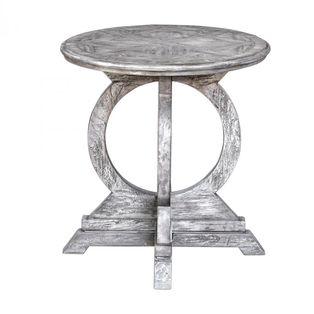 Maiva White Side Table