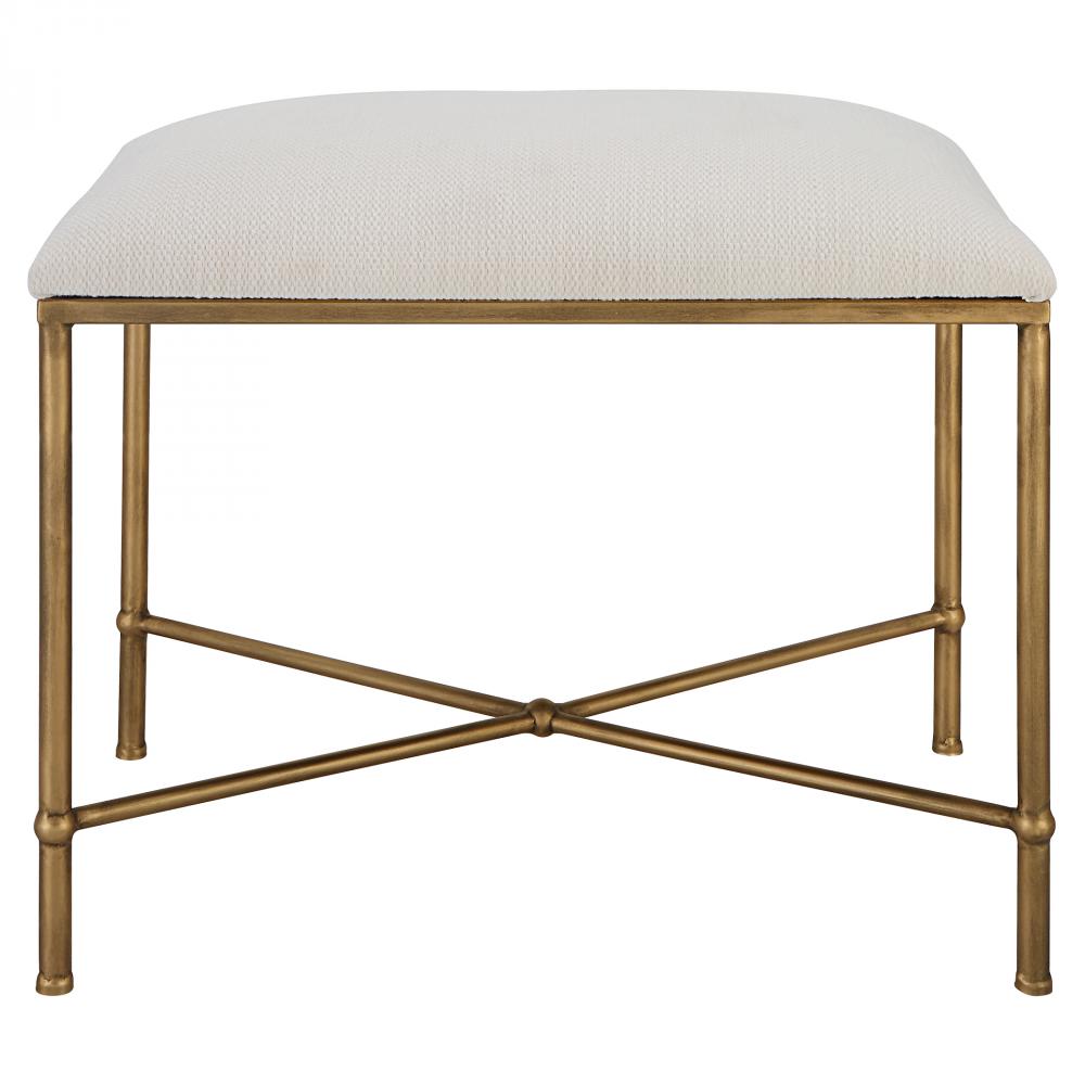 Avenham Small Gold Framed Bench