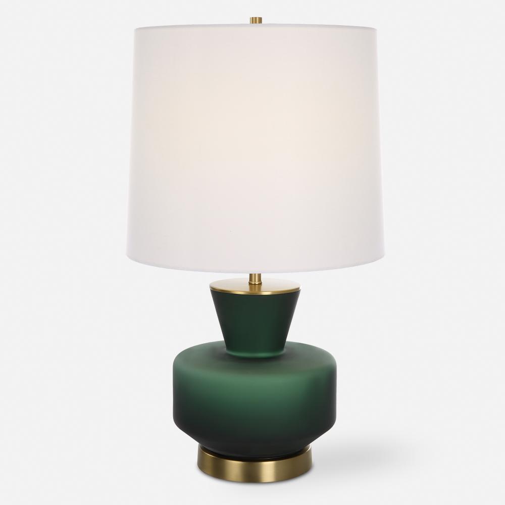 Uttermost Trentino Dark Emerald Green Table Lamp