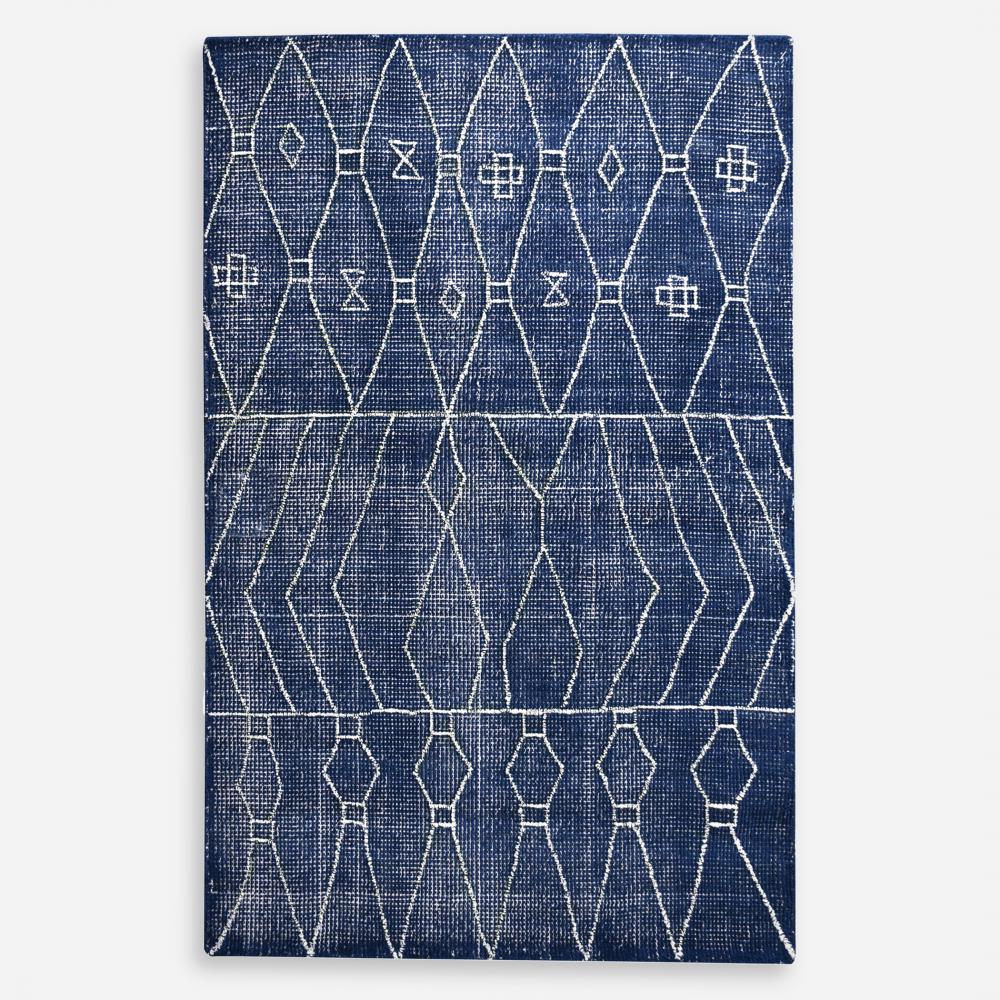 Uttermost Fressia Blue 8x10 Rug