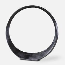 Uttermost 17980 - Uttermost Orbits Black Nickel Large Ring Sculpture
