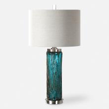 Uttermost 27087-1 - Uttermost Almanzora Blue Glass Lamp