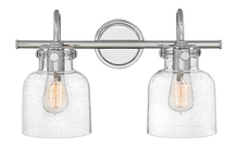 Hinkley 50122CM - Small Cylinder Glass Two Light Vanity
