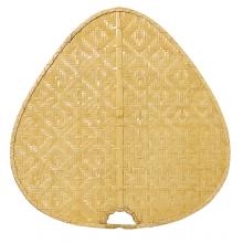  ISD1C - 22" BLADE: WIDE OVAL BAMBOO, CLEAR - SET OF 5