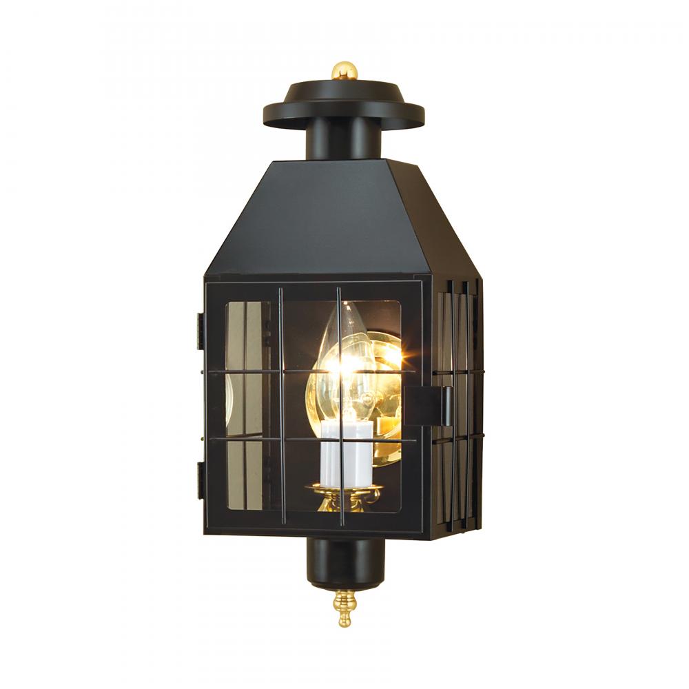 American Heritage 16.5&#39;&#39; High 1-Light Outdoor Sconce - Black