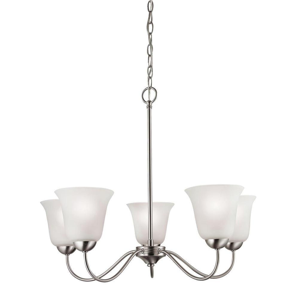 Thomas - Conway 26&#39;&#39; Wide 5-Light Chandelier - Brushed Nickel