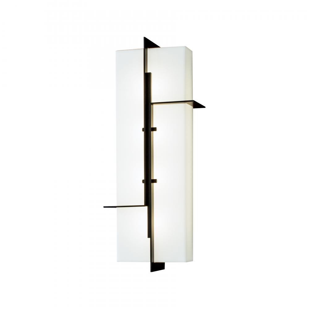 Matrix 18&#39;&#39; High Integrated LED Outdoor Sconce - Matte Black