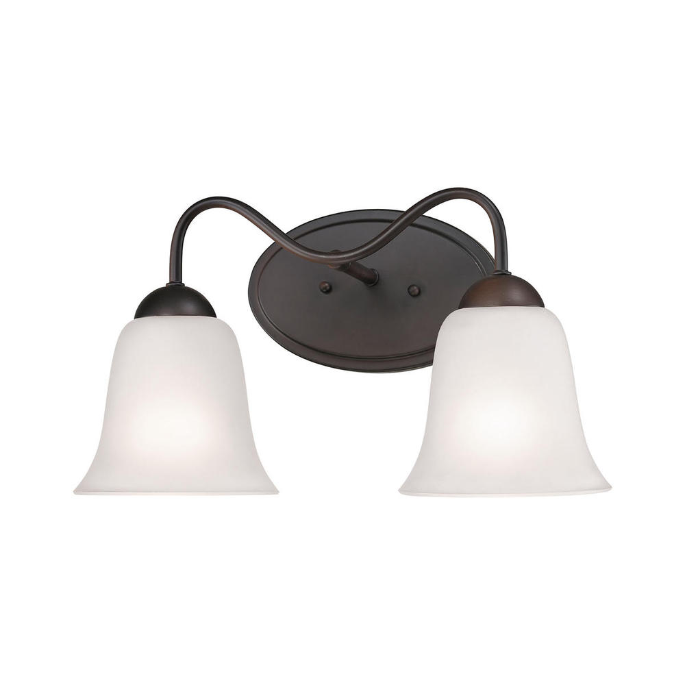 Thomas - Conway 15&#39;&#39; Wide 2-Light Vanity Light - Oil Rubbed Bronze