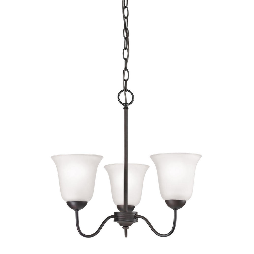 Thomas - Conway 19&#39;&#39; Wide 3-Light Chandelier - Oil Rubbed Bronze