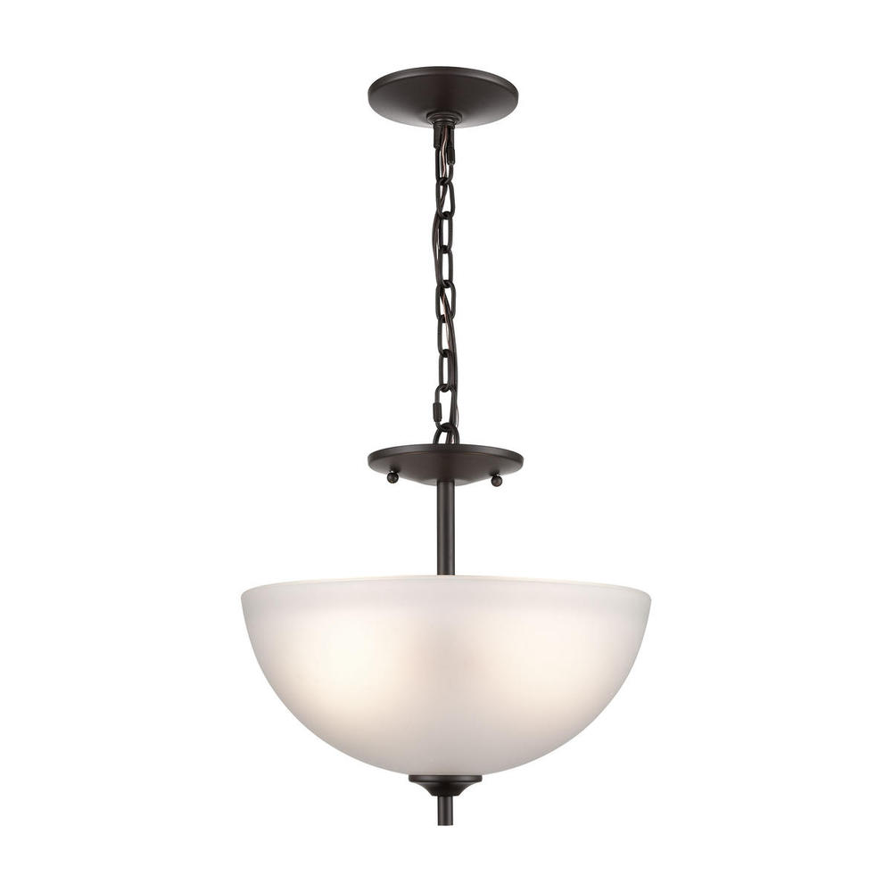 Thomas - Jackson 14&#39;&#39; Wide 2-Light Pendant - Oil Rubbed Bronze