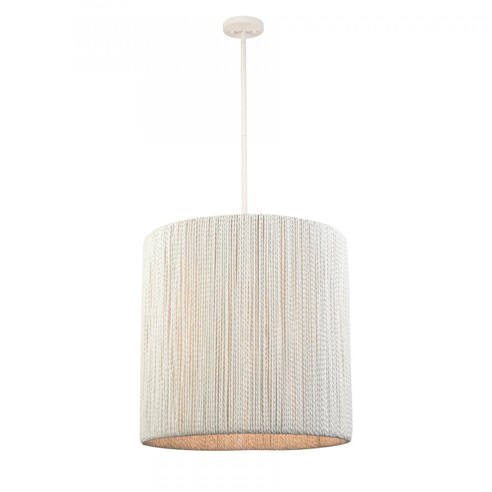 Sophie 23&#39;&#39; Wide 3-Light Pendant - White Coral