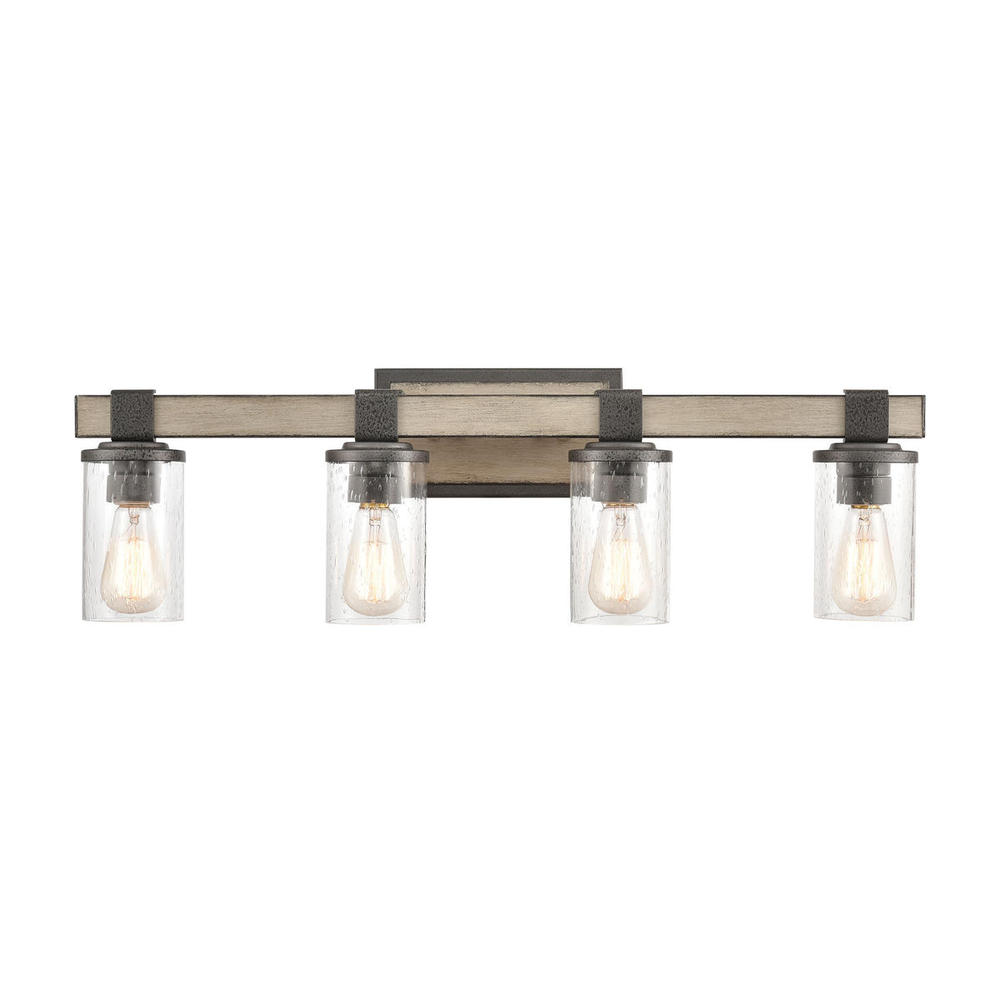 Annenberg 29&#39;&#39; Wide 4-Light Vanity Light - Anvil Iron