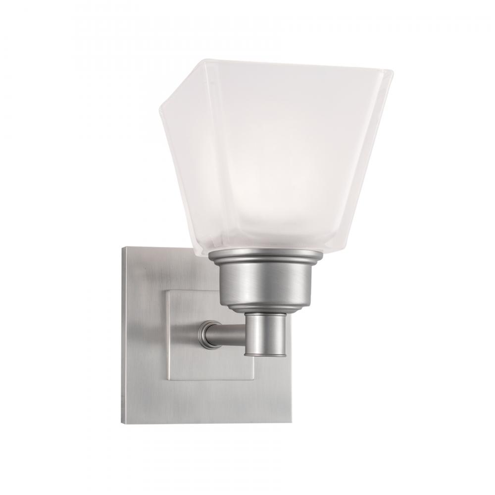 Matthew 8.25&#39;&#39; High 1-Light Sconce - Brushed Nickel