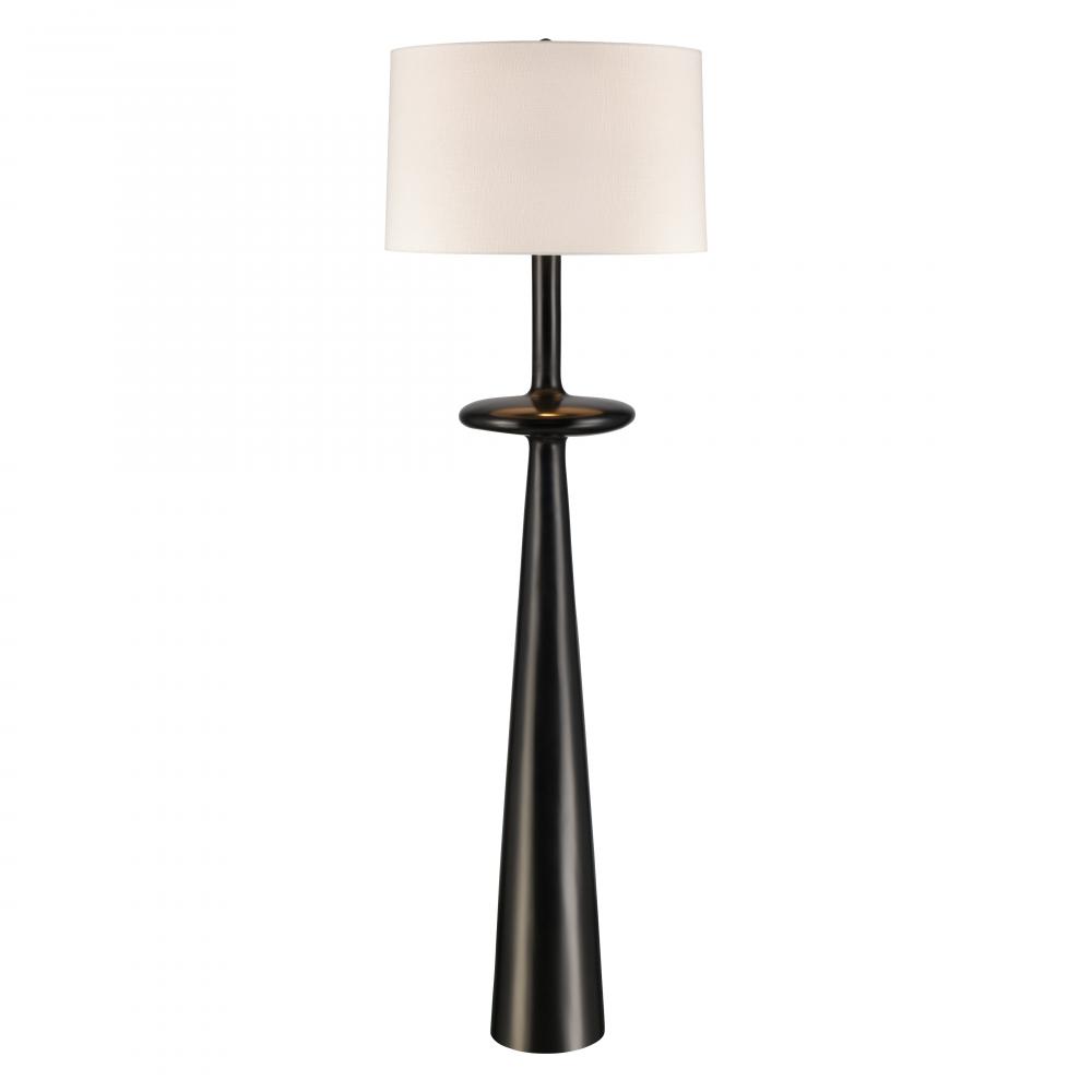 Abberley 69&#39;&#39; High 1-Light Floor Lamp - Black