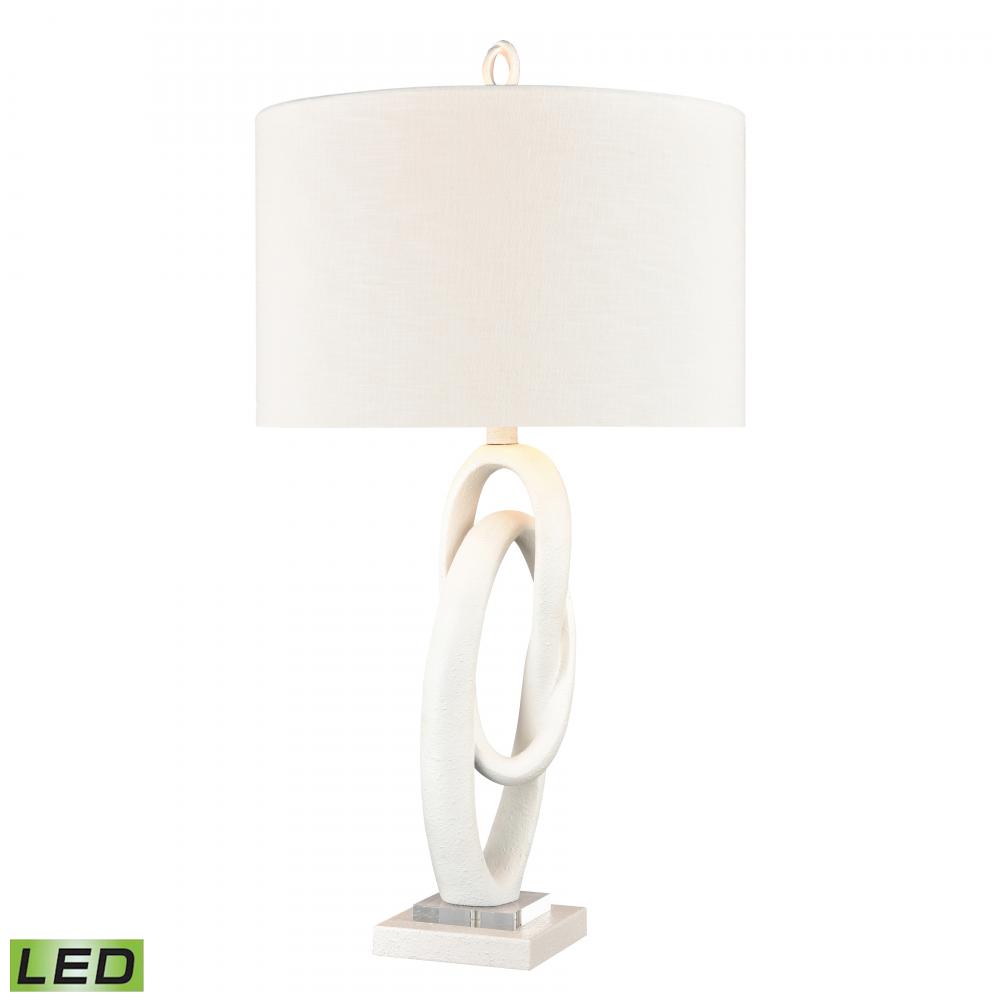 Jovian 30&#39;&#39; High 1-Light Table Lamp - Matte White - Includes LED Bulb