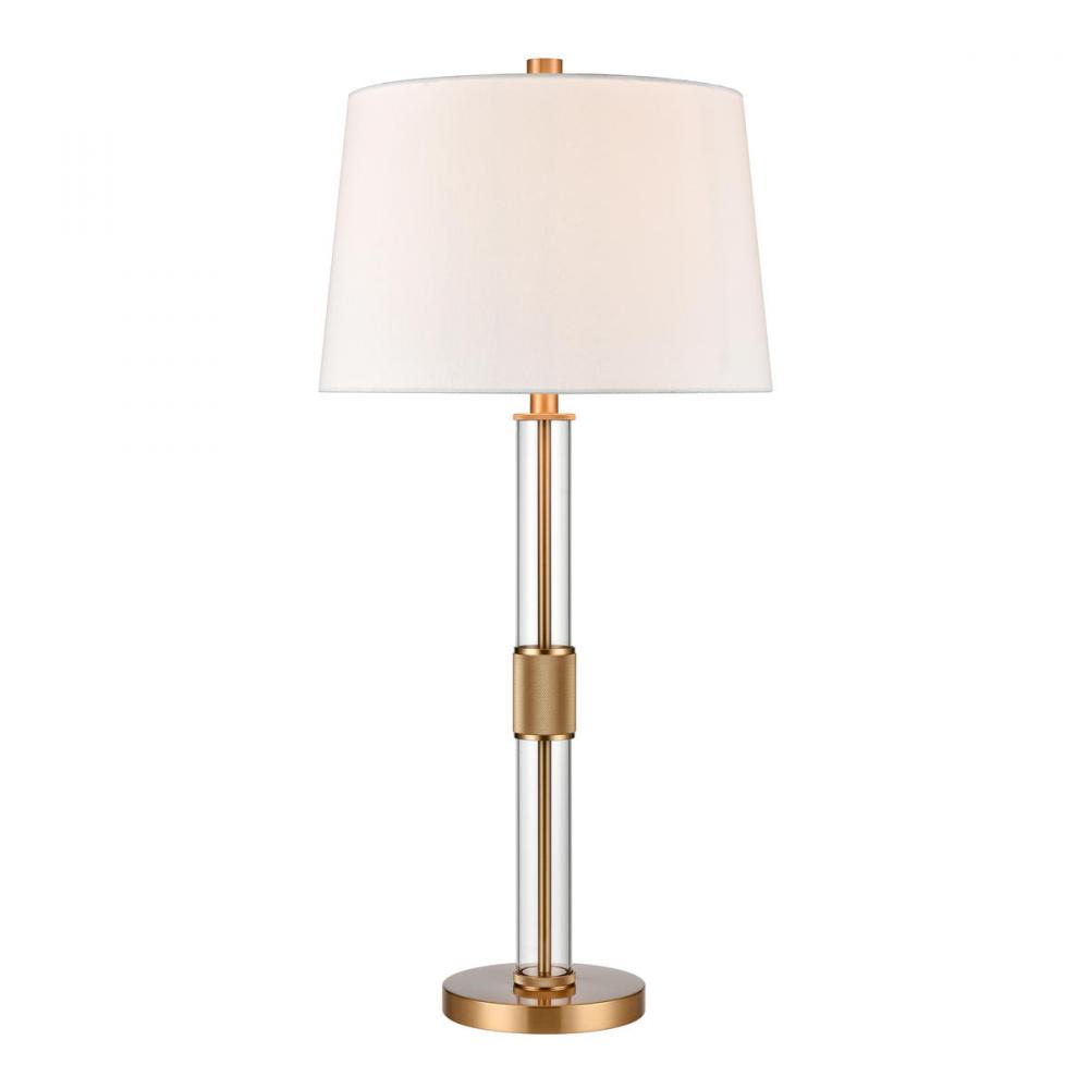 Roseden Court 33&#39;&#39; High 1-Light Table Lamp - Aged Brass