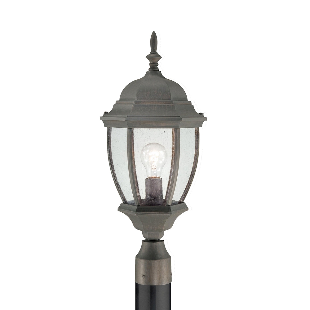 Thomas - Covington 21.5&#39;&#39; High 1-Light Outdoor Post Light - Painted Bronze